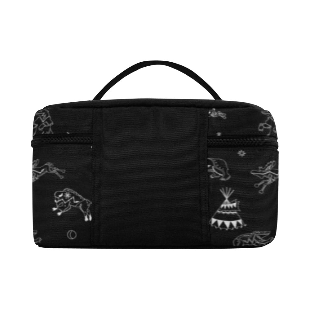 Ledger Dabbles Black Cosmetic Bag/Large