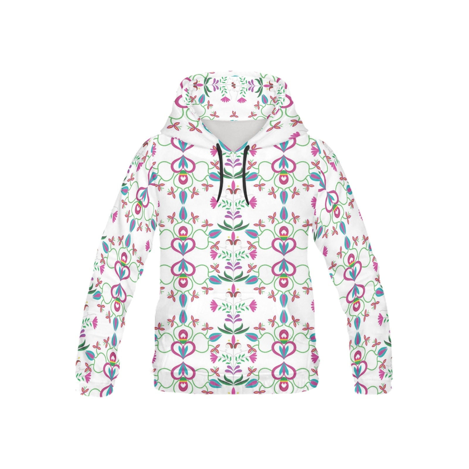 Quilled Divine White Hoodie for Kid (USA Size)