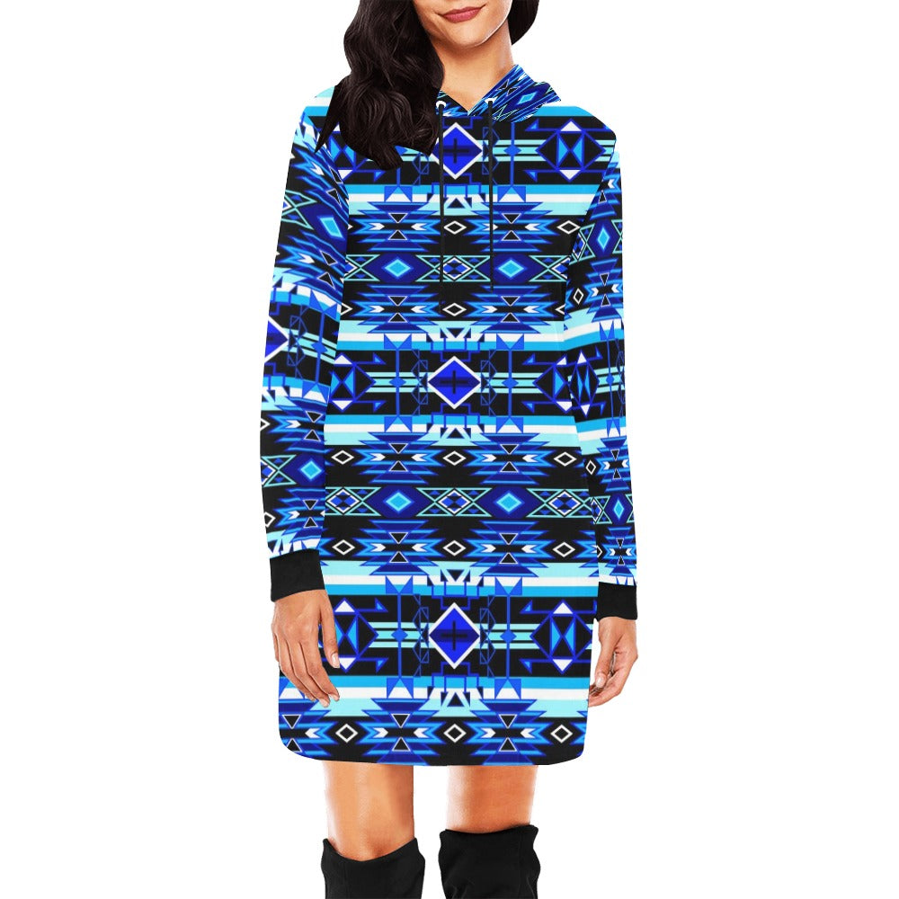 Force of Nature Winter Night Hoodie Dress