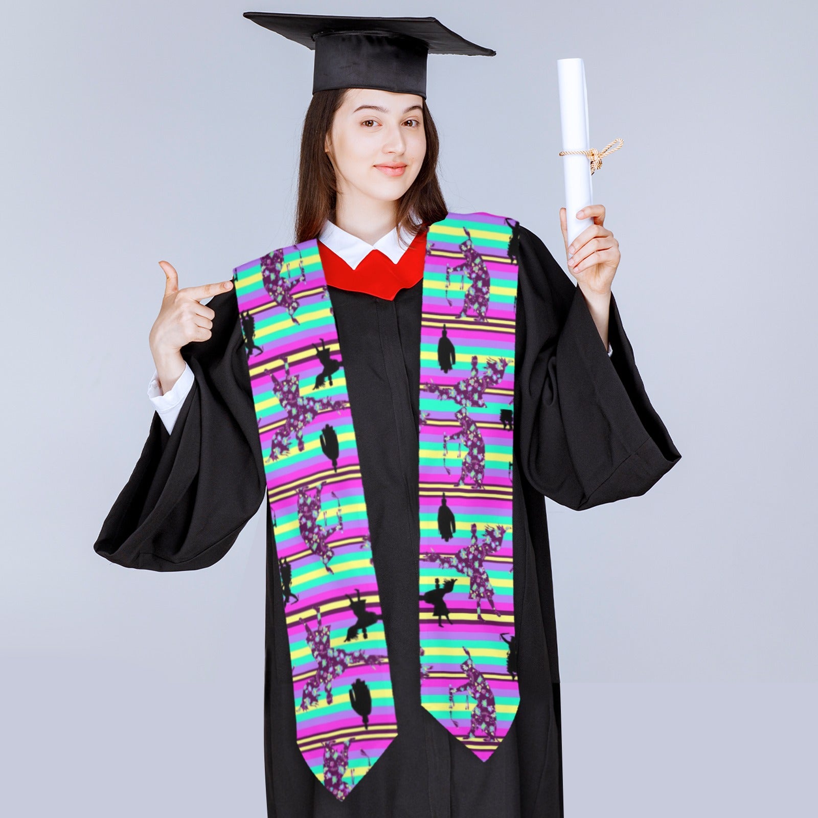 Dancers Floral Contest Graduation Stole