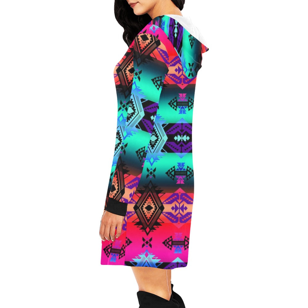 Sovereign Nation Sunrise Hoodie Dress