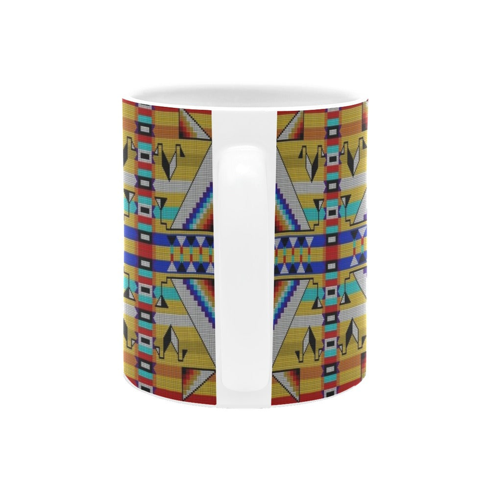 Medicine Blessing Yellow White Mug(11OZ)