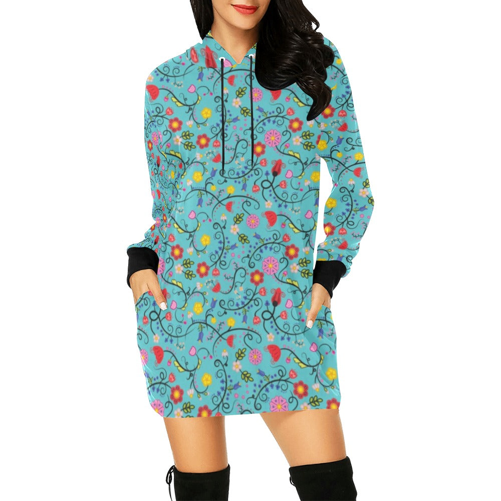 Nipin Blossom Sky Hoodie Dress