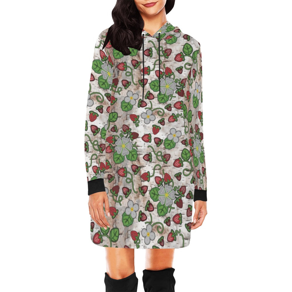 Strawberry Dreams Br Bark Hoodie Dress