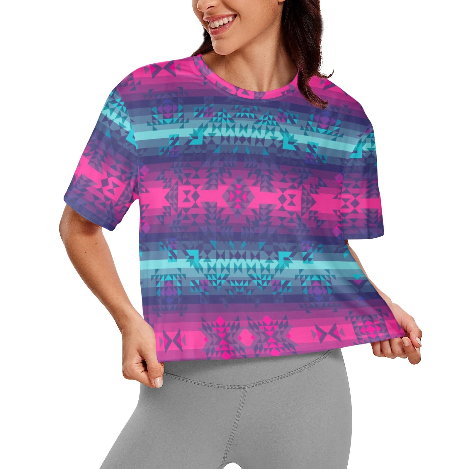Dimensional Brightburn Women's Cropped T-shirt