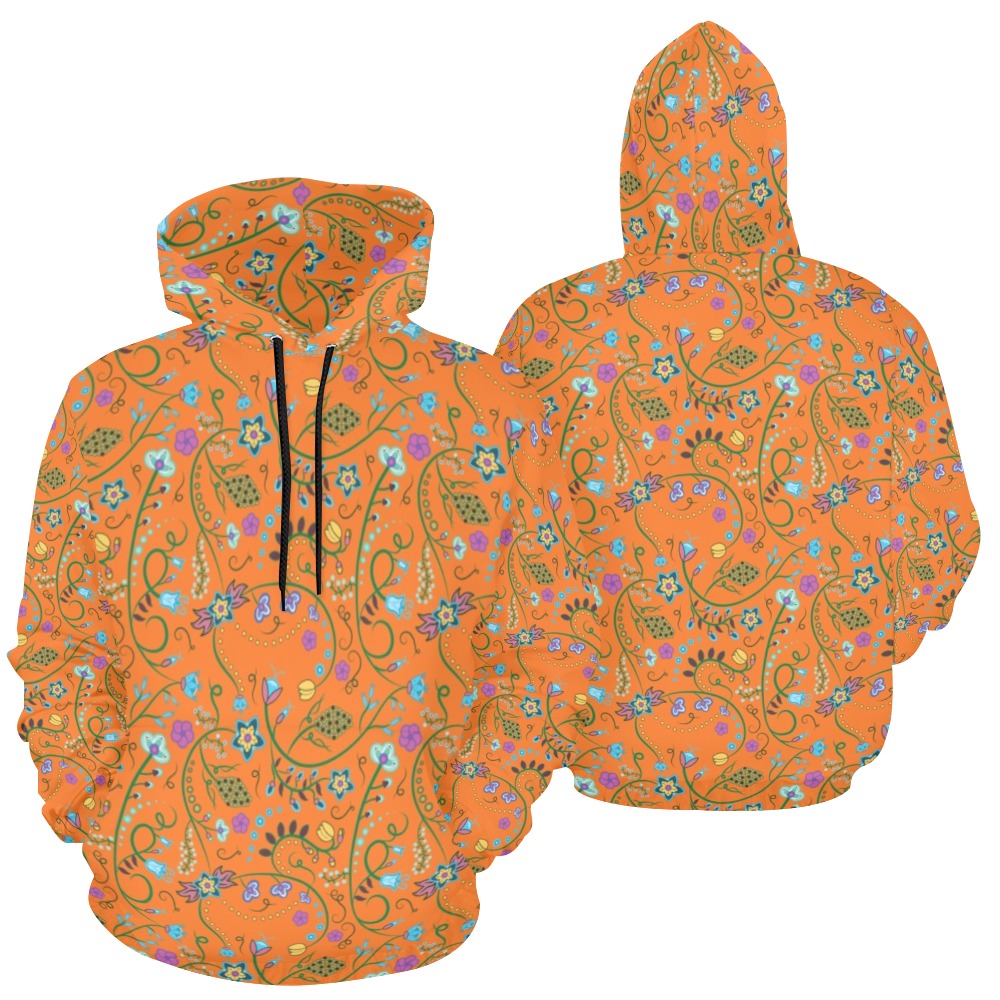 Fresh Fleur Carrot Hoodie for Women (USA Size)