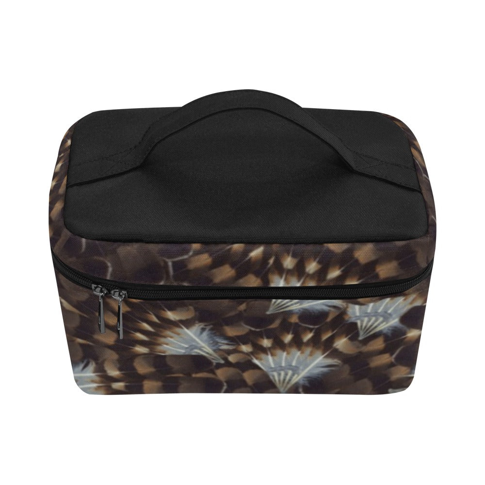Hawk Feathers Cosmetic Bag/Large