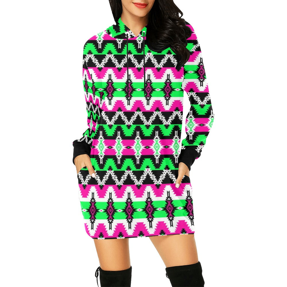 Two Spirit Ceremony Hoodie Dress