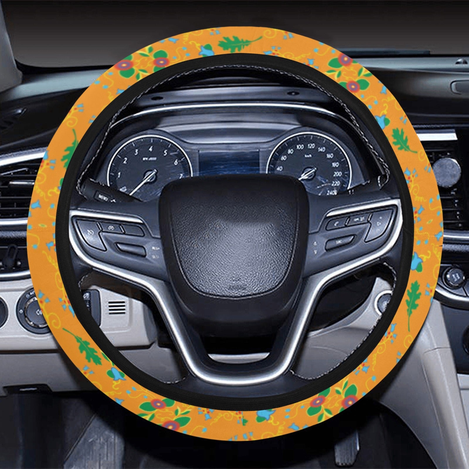 Vine Life Sunshine Steering Wheel Cover with Elastic Edge