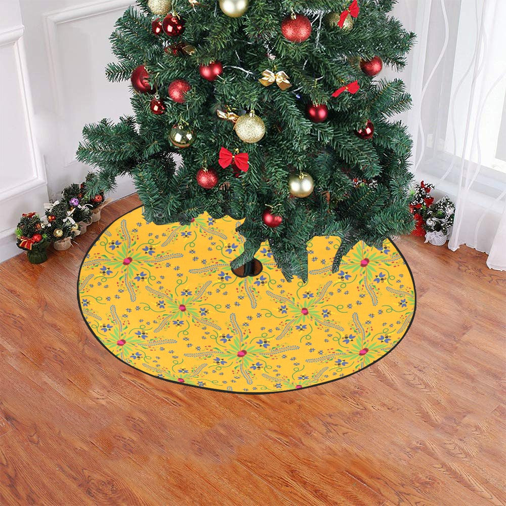 Willow Bee Sunshine Christmas Tree Skirt 47" x 47"