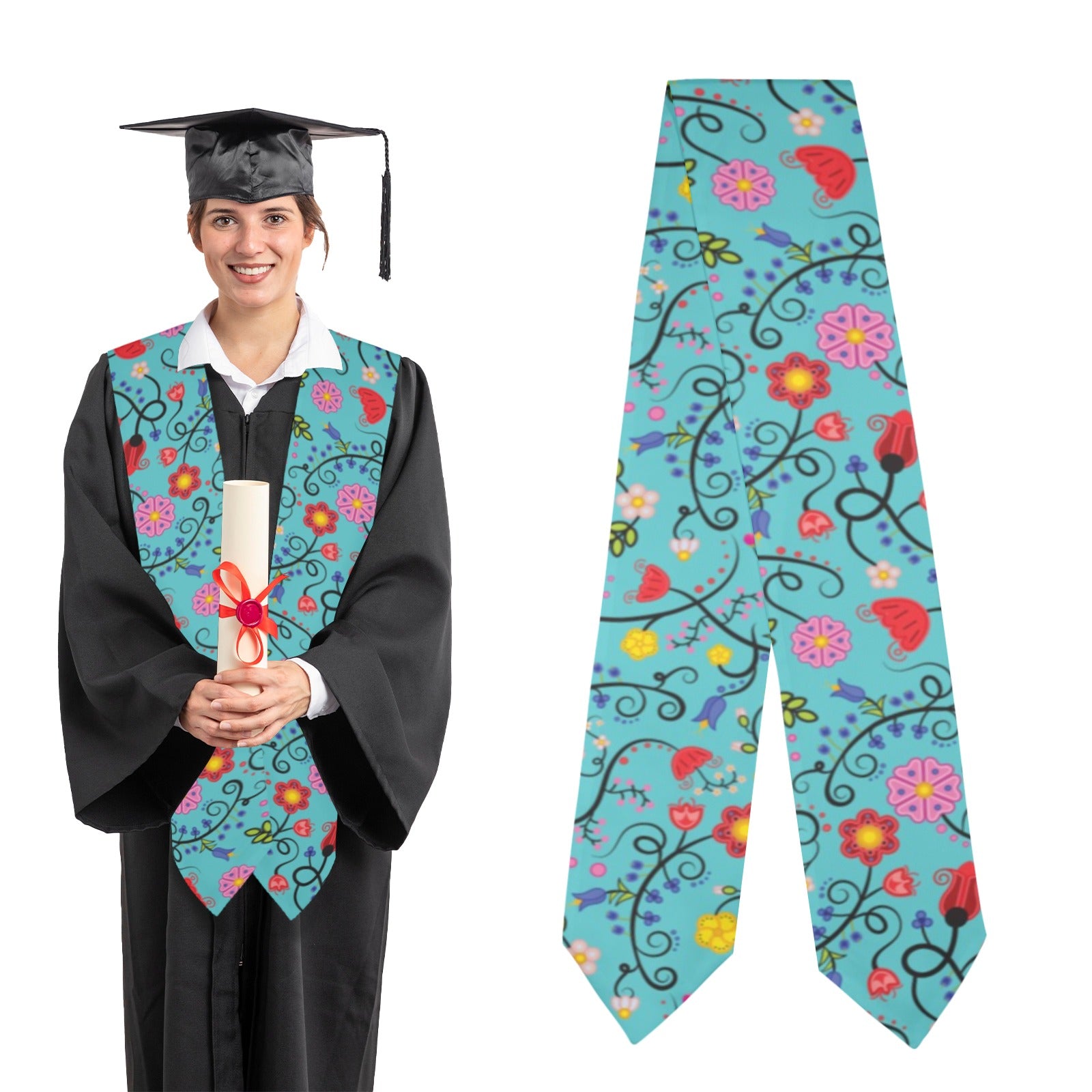 Nipin Blossom Sky Graduation Stole