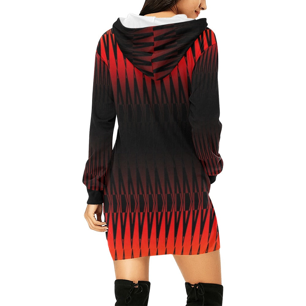 Fire Rattler Horizon Hoodie Dress