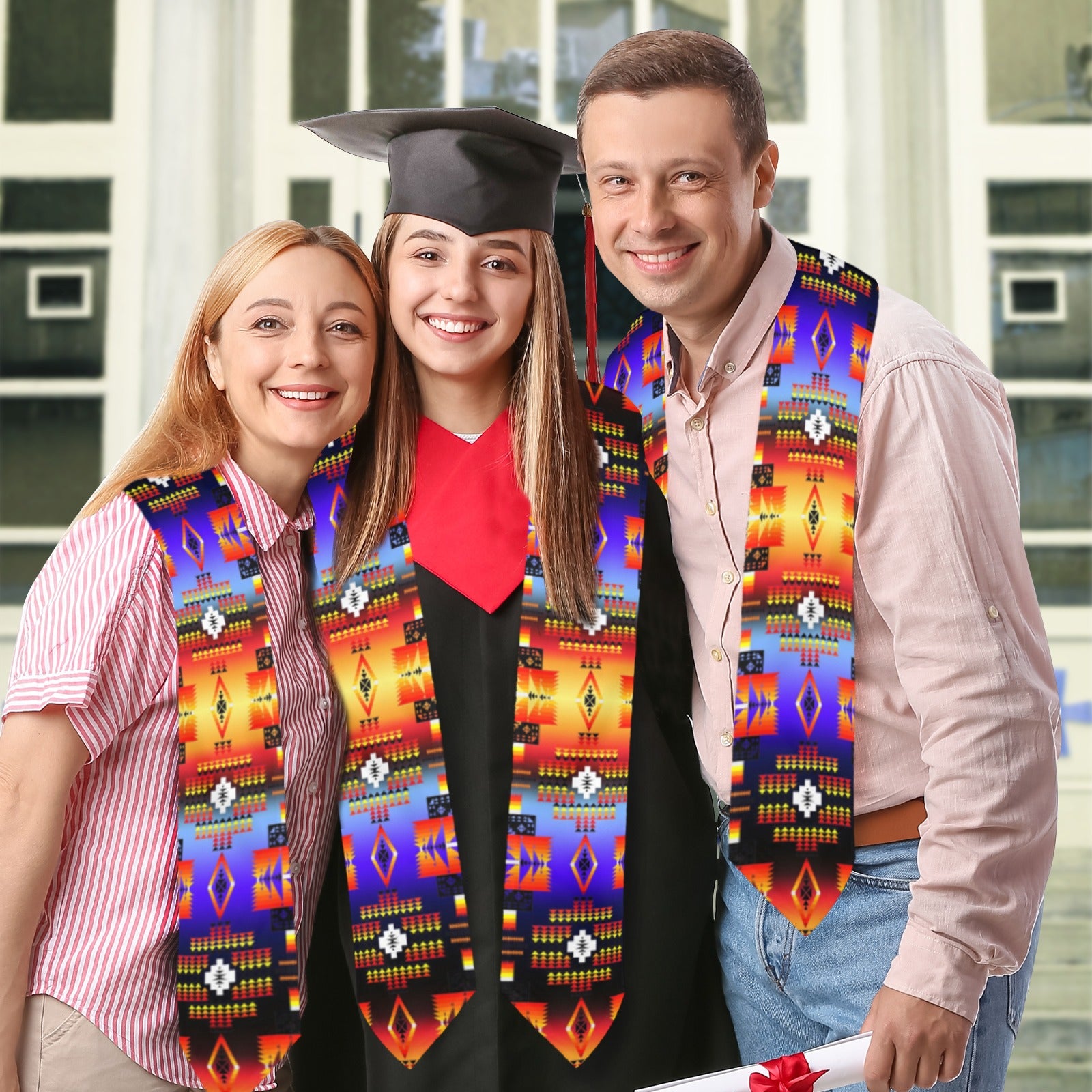 Seven Tribe Morning to Midnight Graduation Stole