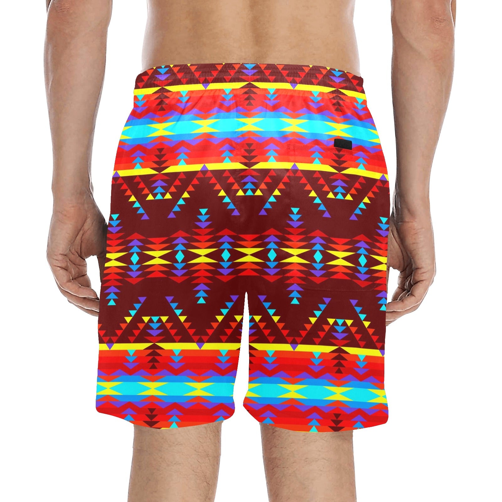 Visions of Lasting Peace Men's Mid-Length Beach Shorts