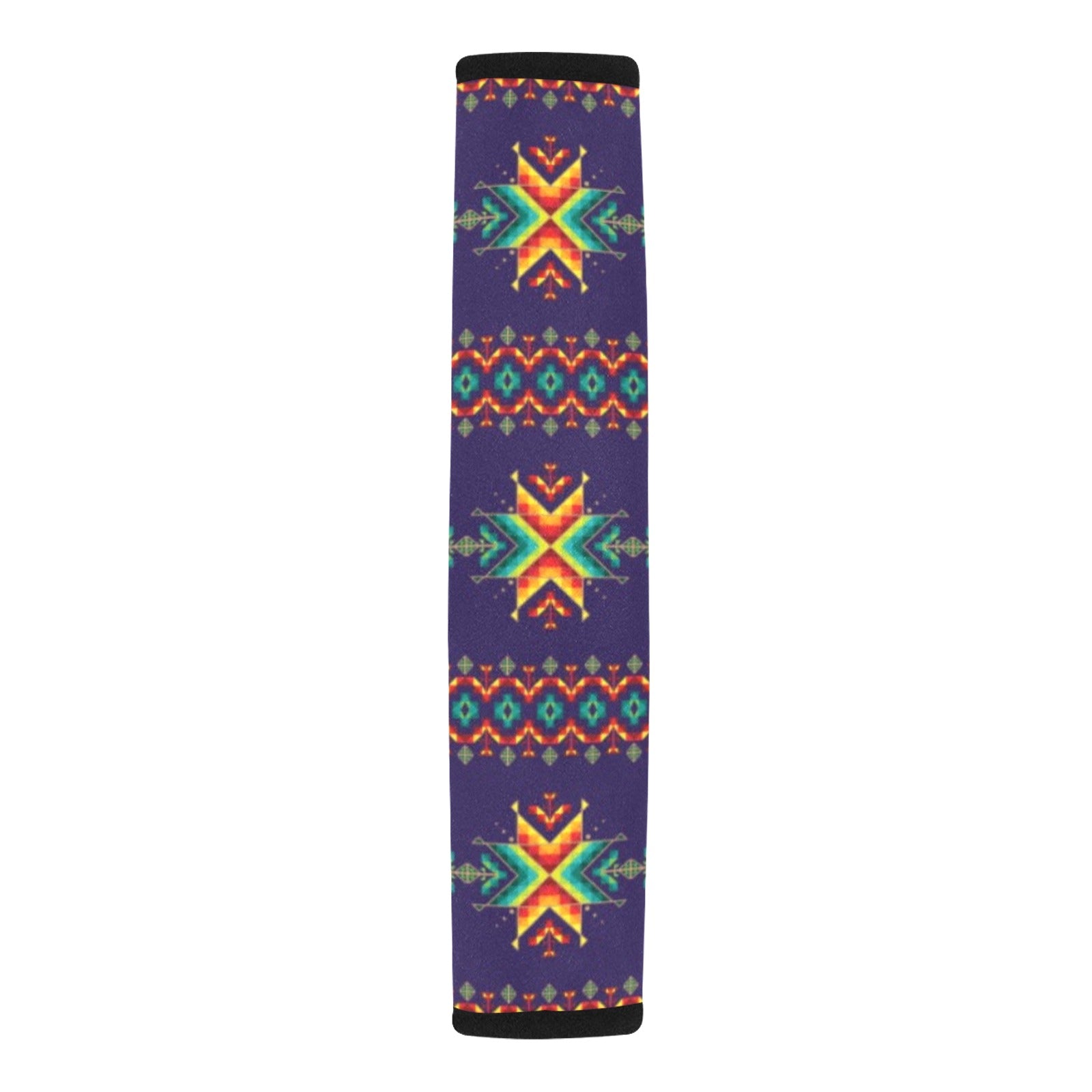 Dreams of Ancestors Indigo Car Seat Belt Cover 7''x12.6'' (Pack of 2)