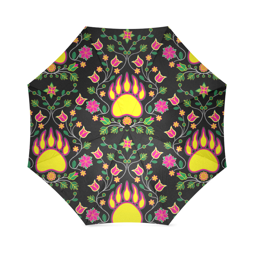 Floral Bearpaw Foldable Umbrella
