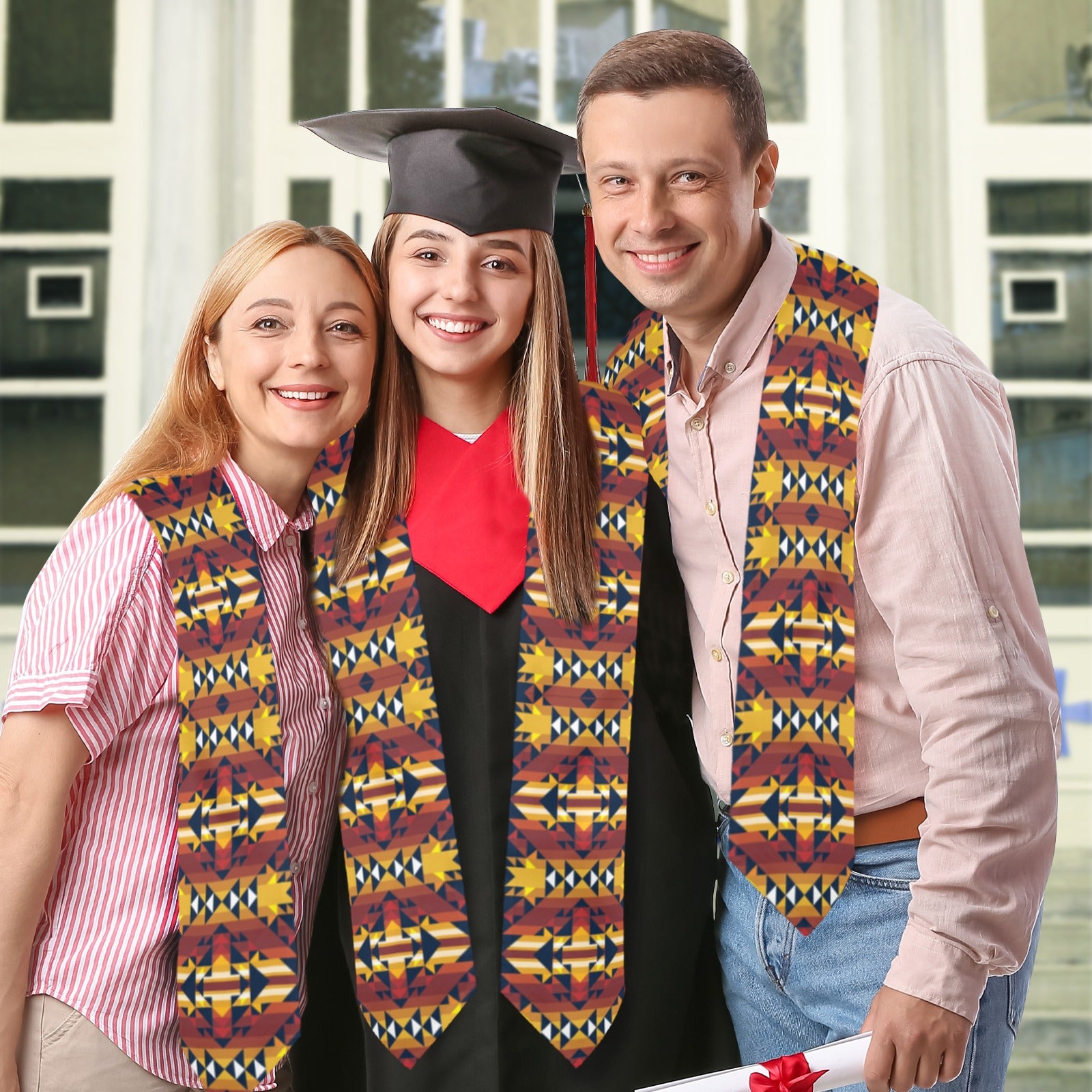 Golden Clouds Graduation Stole