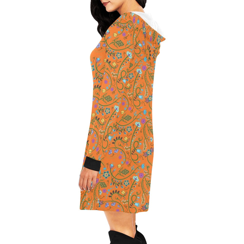 Fresh Fleur Carrot Hoodie Dress