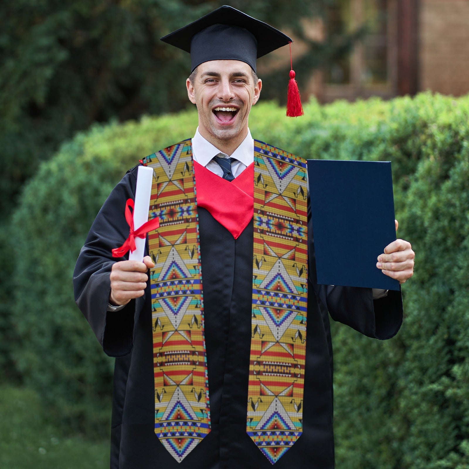 Medicine Blessing Yellow Graduation Stole