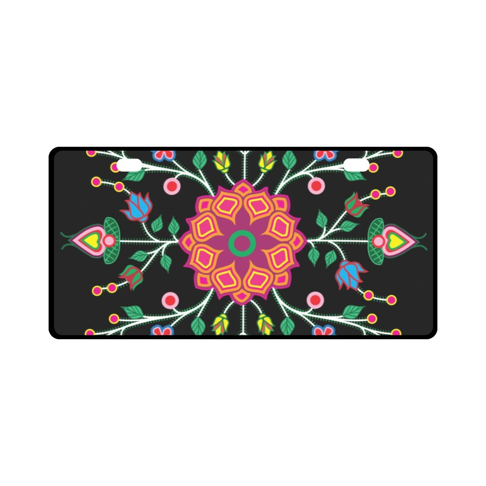 Floral Spring Growth License Plate
