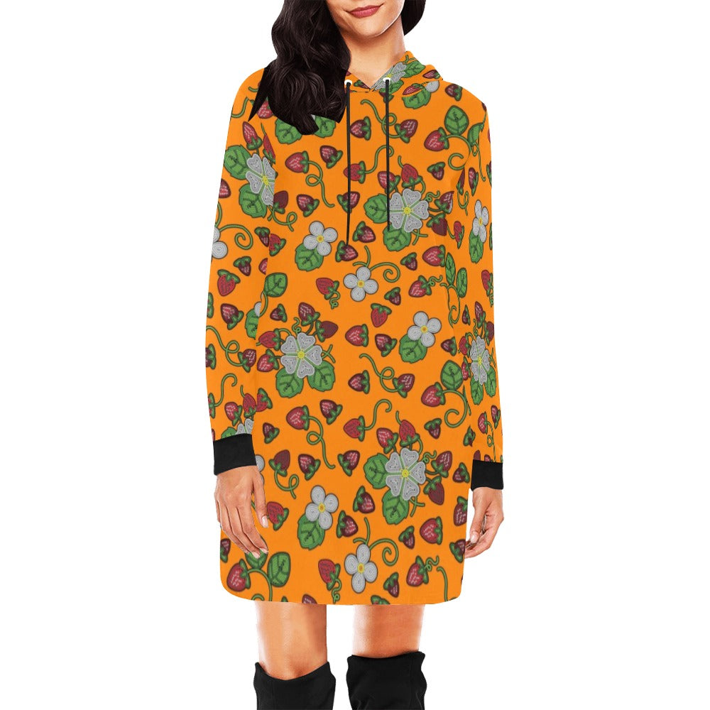 Strawberry Dreams Carrot Hoodie Dress