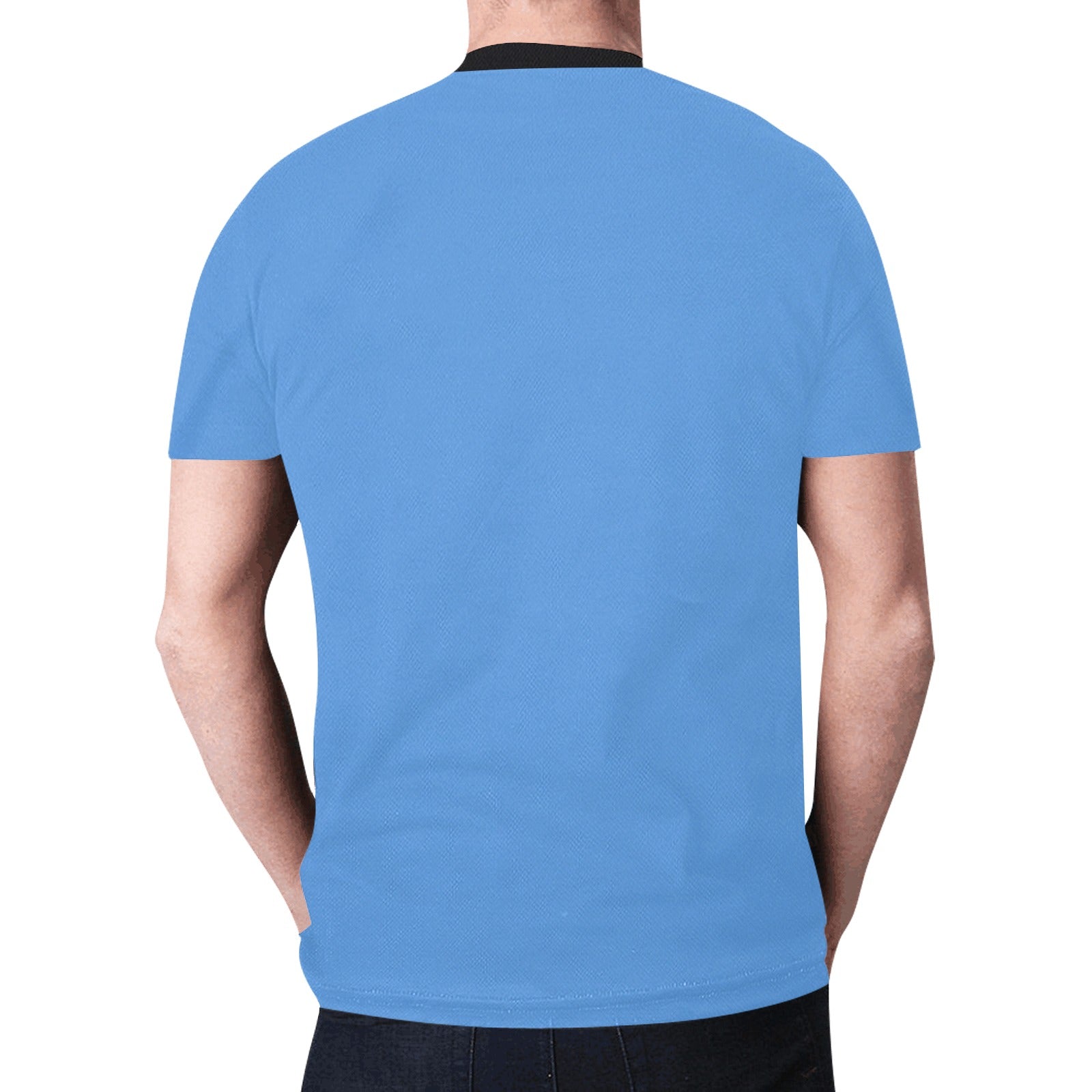 Wolf Spirit Guide (Blue) T-shirt for Men