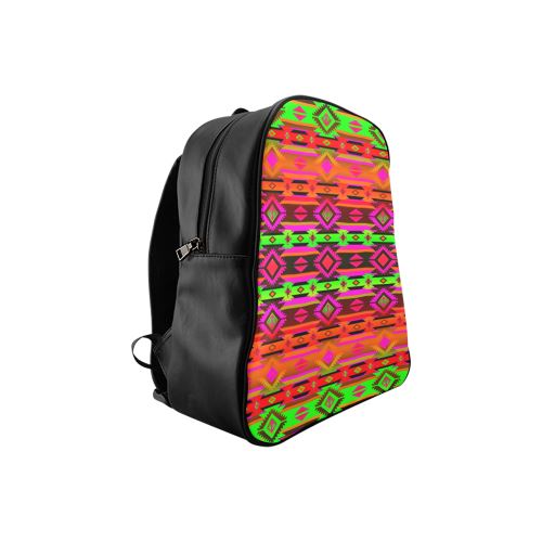 Adobe Afternoon School Backpack (Model 1601)(Small) School Backpacks/Small (1601) e-joyer 