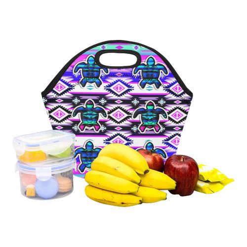 Adobe Dance Turtle Neoprene Lunch Bag/Small (Model 1669) Neoprene Lunch Bag/Small (1669) e-joyer 