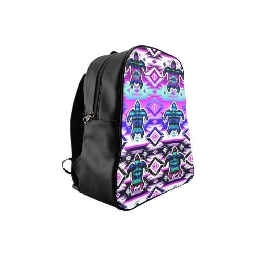 Adobe Dance Turtle School Backpack (Model 1601)(Small) School Backpacks/Small (1601) e-joyer 