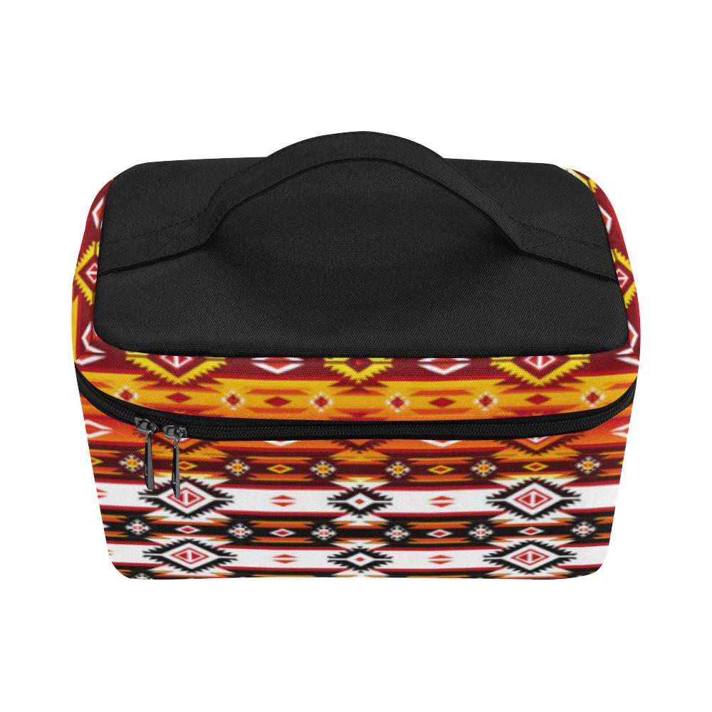 Adobe Fire Cosmetic Bag/Large (Model 1658) Cosmetic Bag e-joyer 