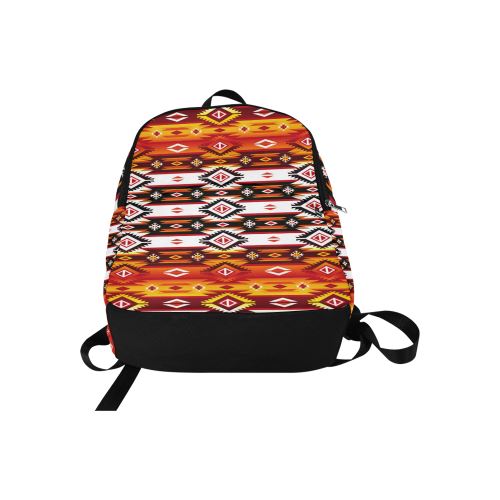 Adobe Fire Fabric Backpack for Adult (Model 1659) Casual Backpack for Adult (1659) e-joyer 
