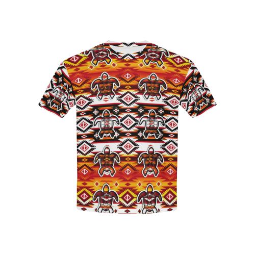 Adobe Fire Turtle2 All Over Print T-shirt for Kid (USA Size) (Model T40) All Over Print T-shirt for Kid (T40) e-joyer 