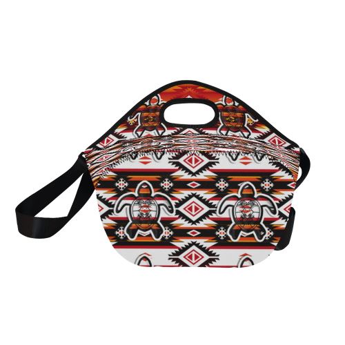 Adobe Fire Turtle2 Neoprene Lunch Bag/Large (Model 1669) Neoprene Lunch Bag/Large (1669) e-joyer 