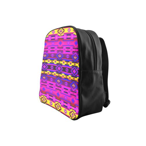 Adobe Hunt School Backpack (Model 1601)(Small) School Backpacks/Small (1601) e-joyer 