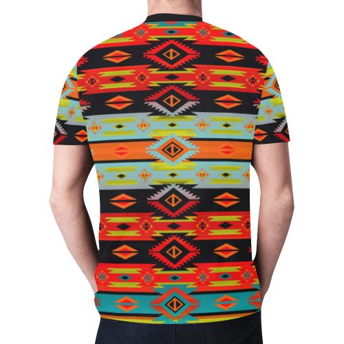 Adobe Kiva New All Over Print T-shirt for Men/Large Size (Model T45) New All Over Print T-shirt for Men/Large (T45) e-joyer 