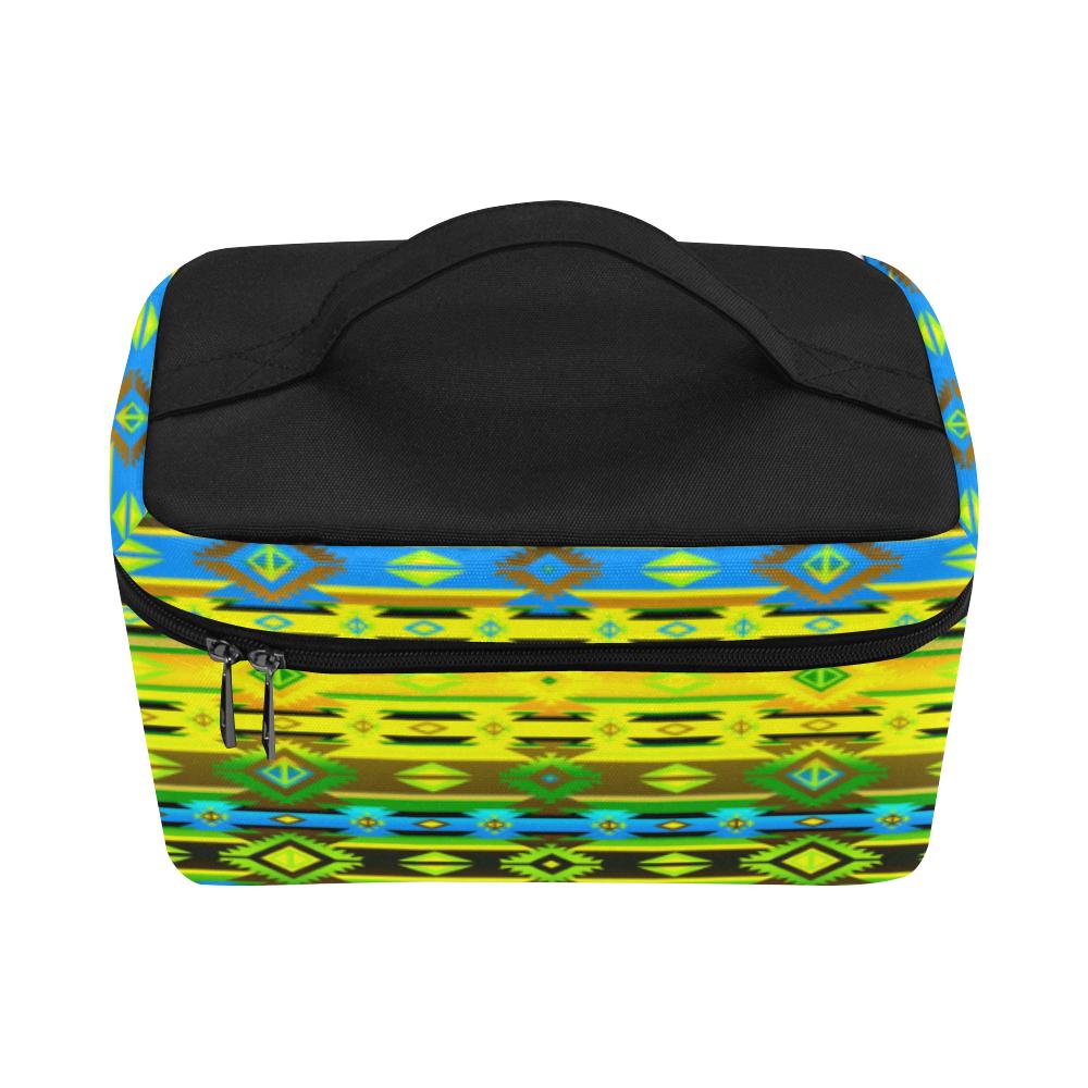 Adobe Midnight Cosmetic Bag/Large (Model 1658) Cosmetic Bag e-joyer 