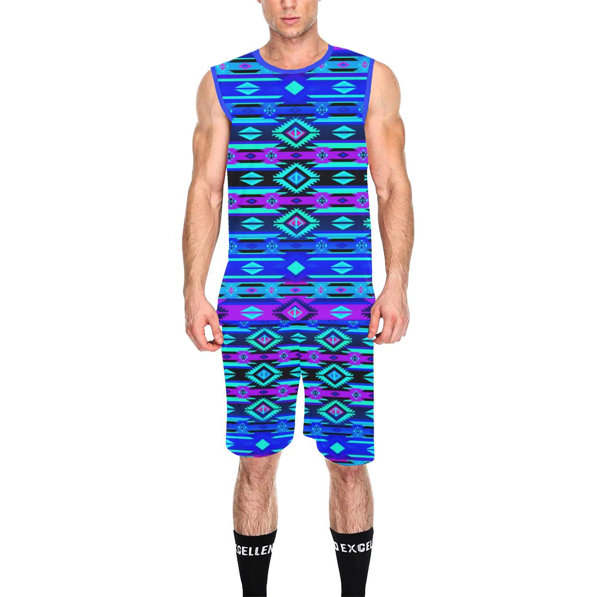 Adobe Moon Shadow All Over Print Basketball Uniform Basketball Uniform e-joyer 