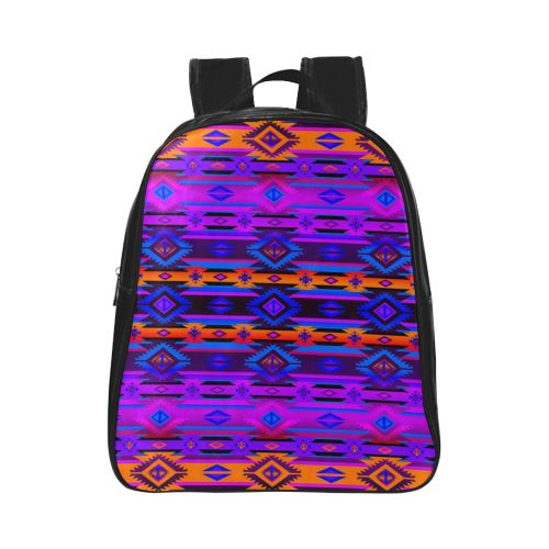 Adobe Morning School Backpack (Model 1601)(Small) School Backpacks/Small (1601) e-joyer 