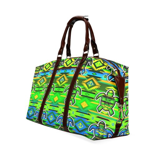 Adobe-Nature-Turtle Classic Travel Bag (Model 1643) Remake Classic Travel Bags (1643) e-joyer 