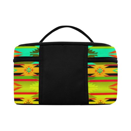 Adobe Sky Cosmetic Bag/Large (Model 1658) Cosmetic Bag e-joyer 