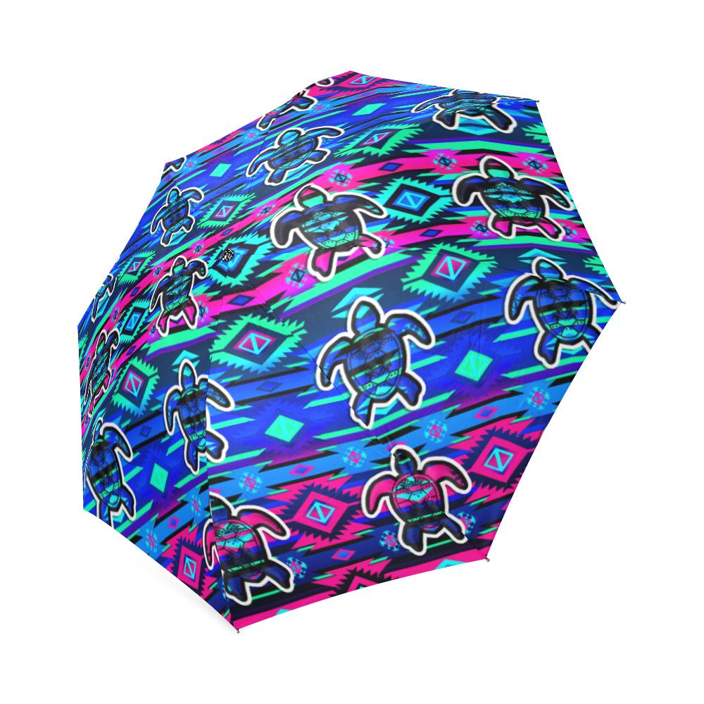 Adobe Sunset Turtle Foldable Umbrella Foldable Umbrella e-joyer 