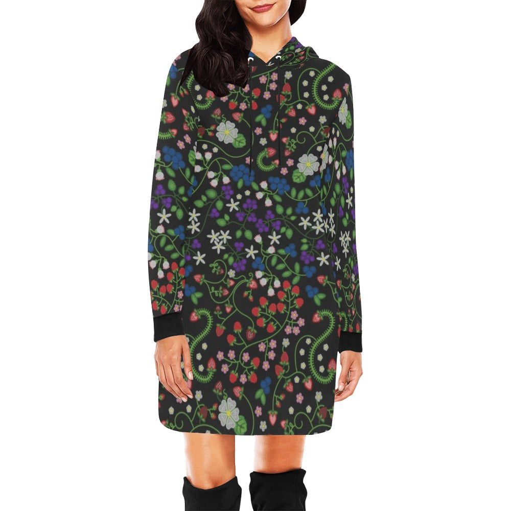 Grandmother Stories Midnight Hoodie Dress