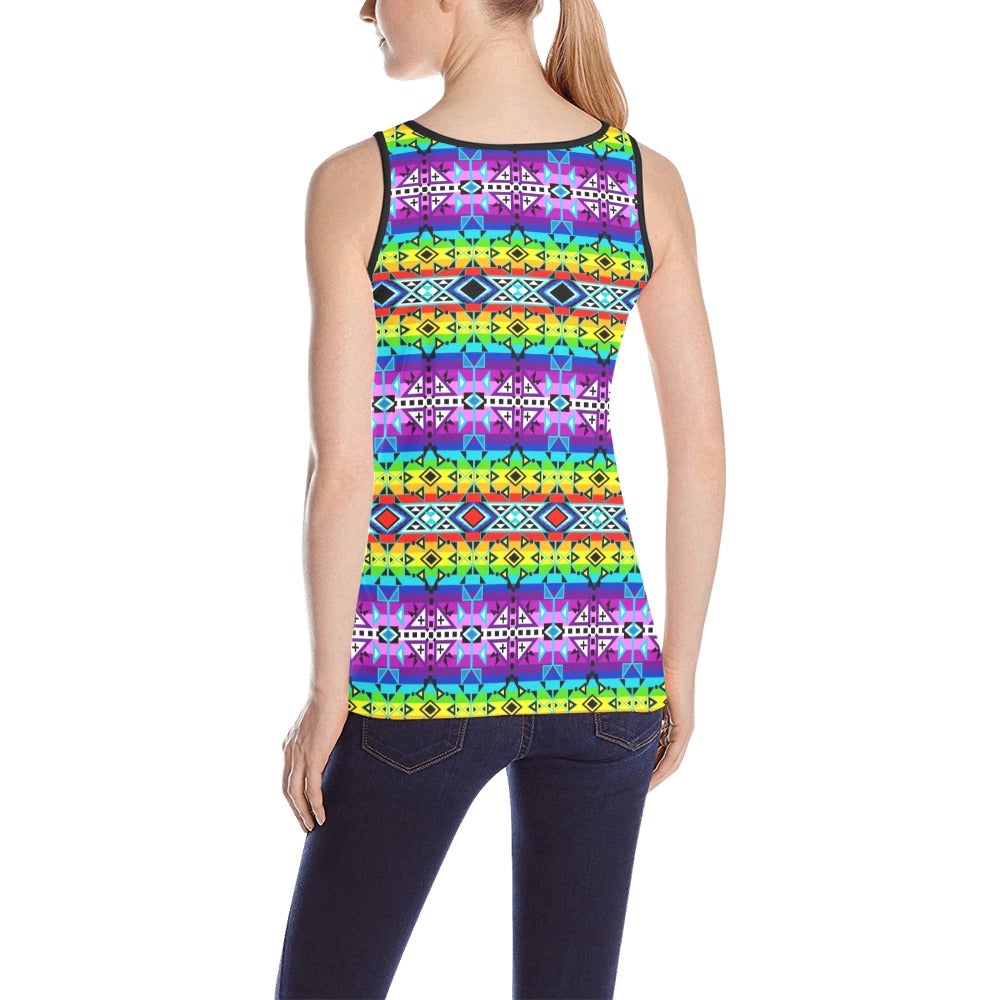 After the Rain All Over Print Tank Top for Women (Model T43) All Over Print Tank Top for Women (T43) e-joyer 