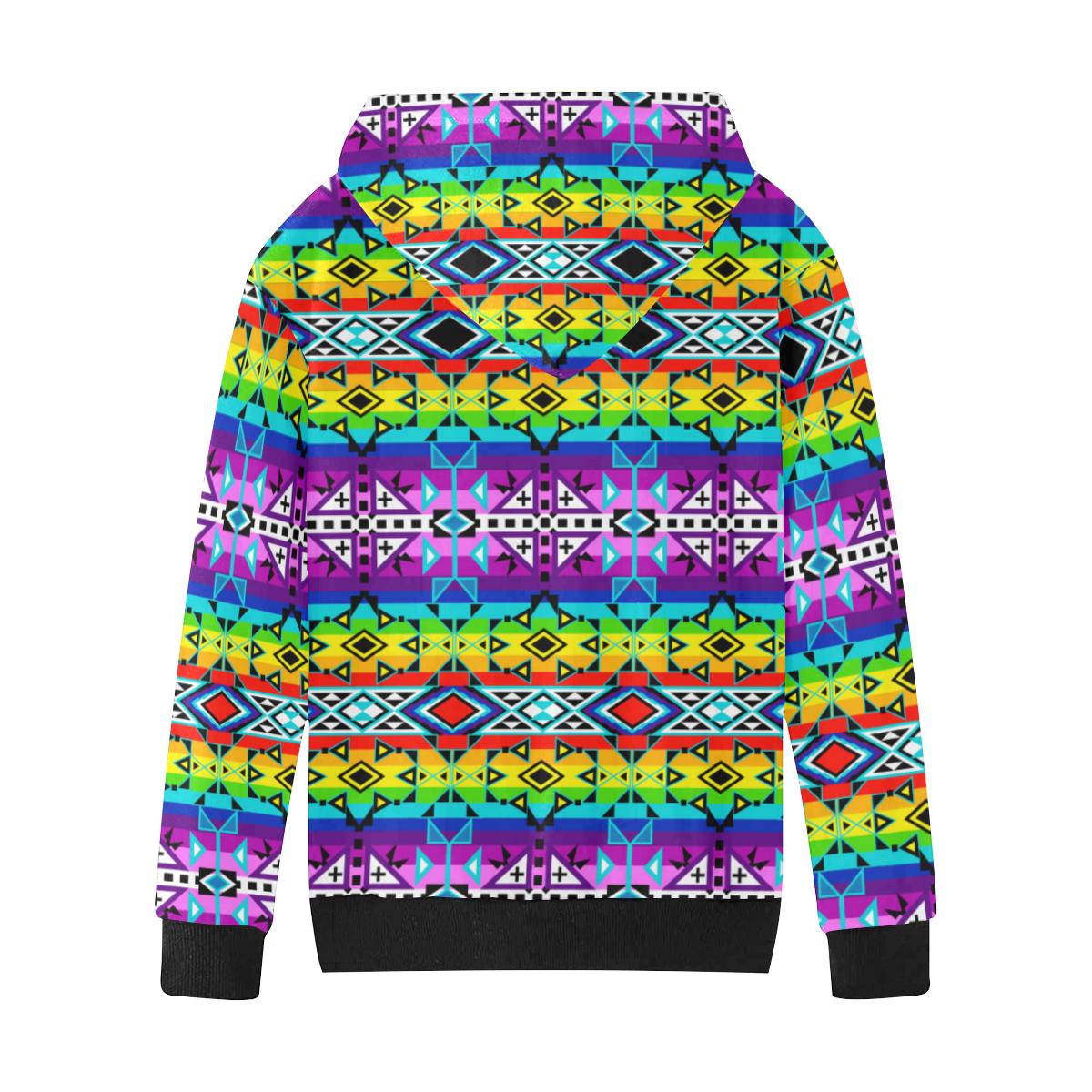 After the Rain Kids' All Over Print Hoodie (Model H38) Kids' AOP Hoodie (H38) e-joyer 