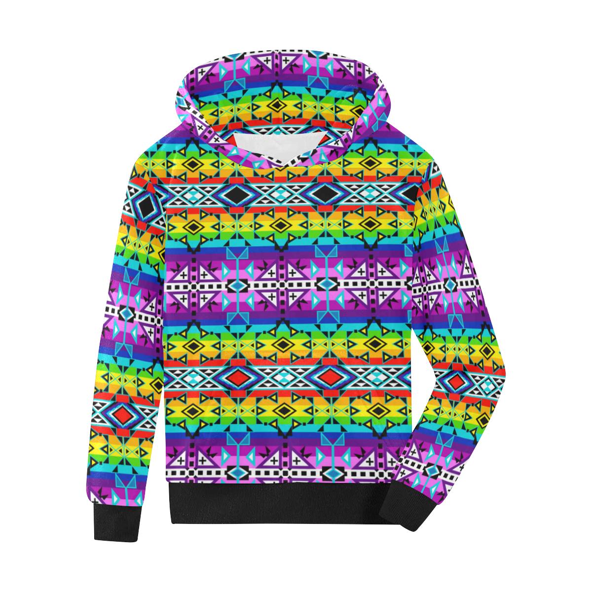 After the Rain Kids' All Over Print Hoodie (Model H38) Kids' AOP Hoodie (H38) e-joyer 