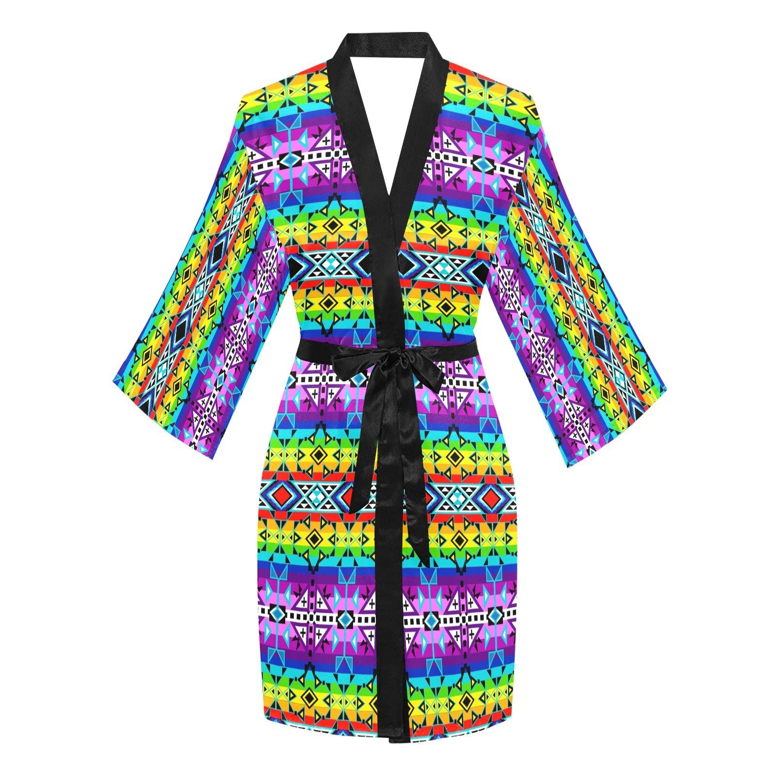 After the Rain Long Sleeve Kimono Robe Long Sleeve Kimono Robe e-joyer 