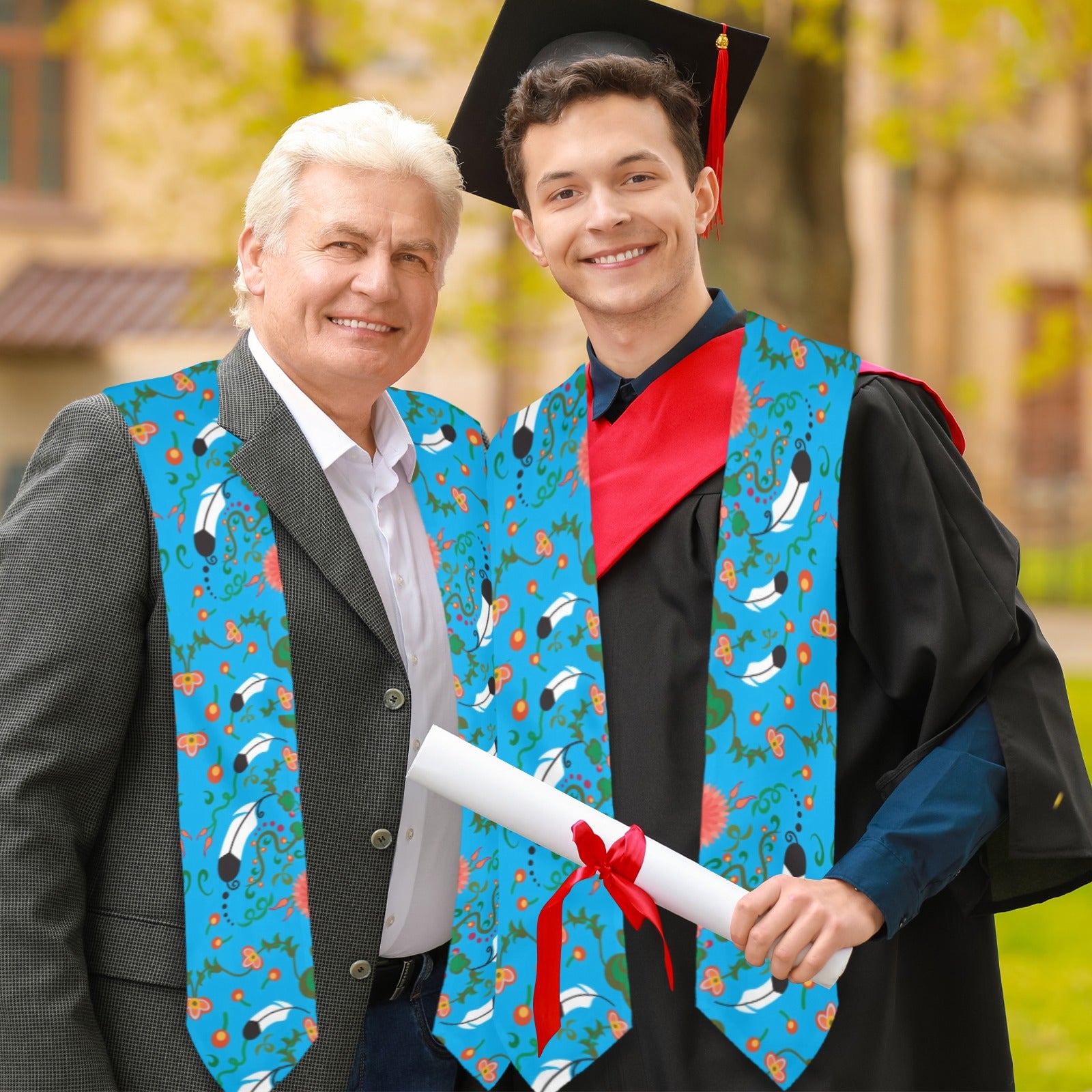 New Growth Bright Sky Graduation Stole