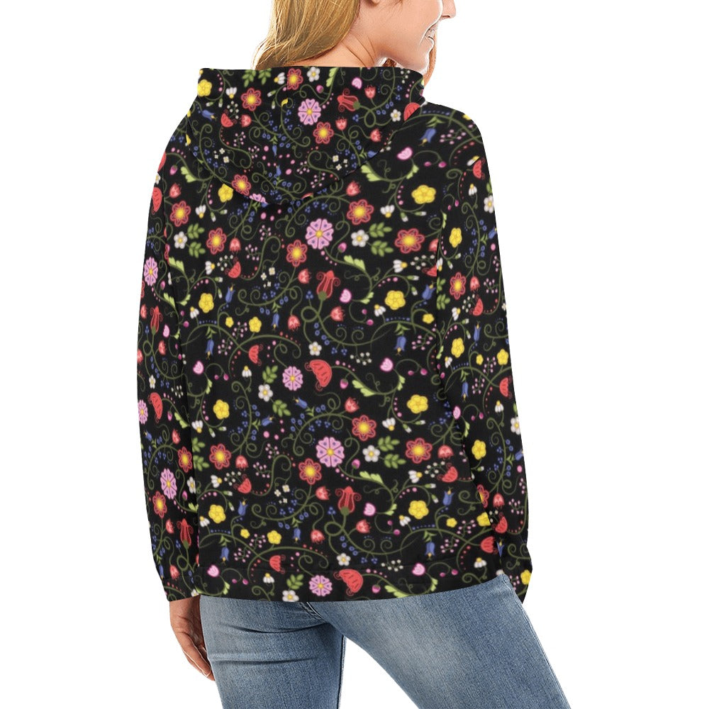 Nipin Blossom Midnight Hoodie for Women (USA Size)