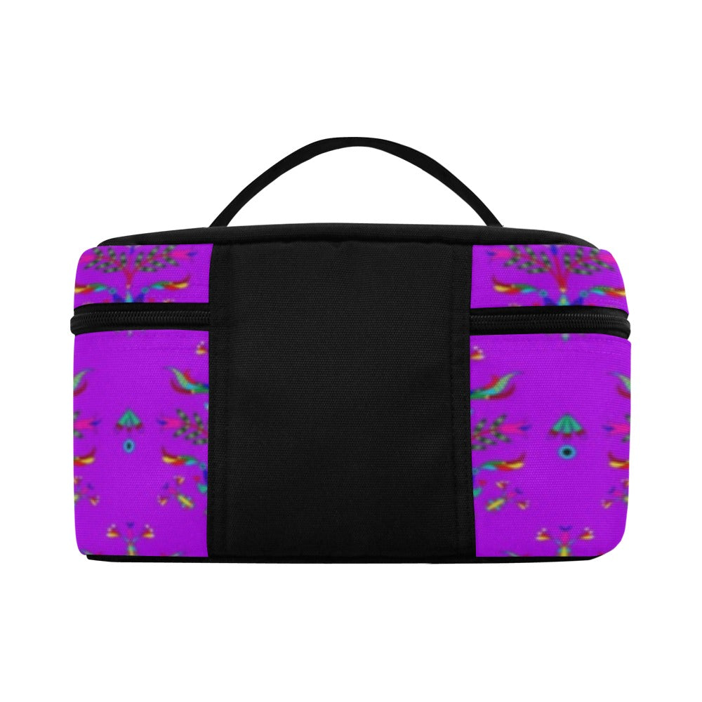 Dakota Damask Purple Cosmetic Bag/Large