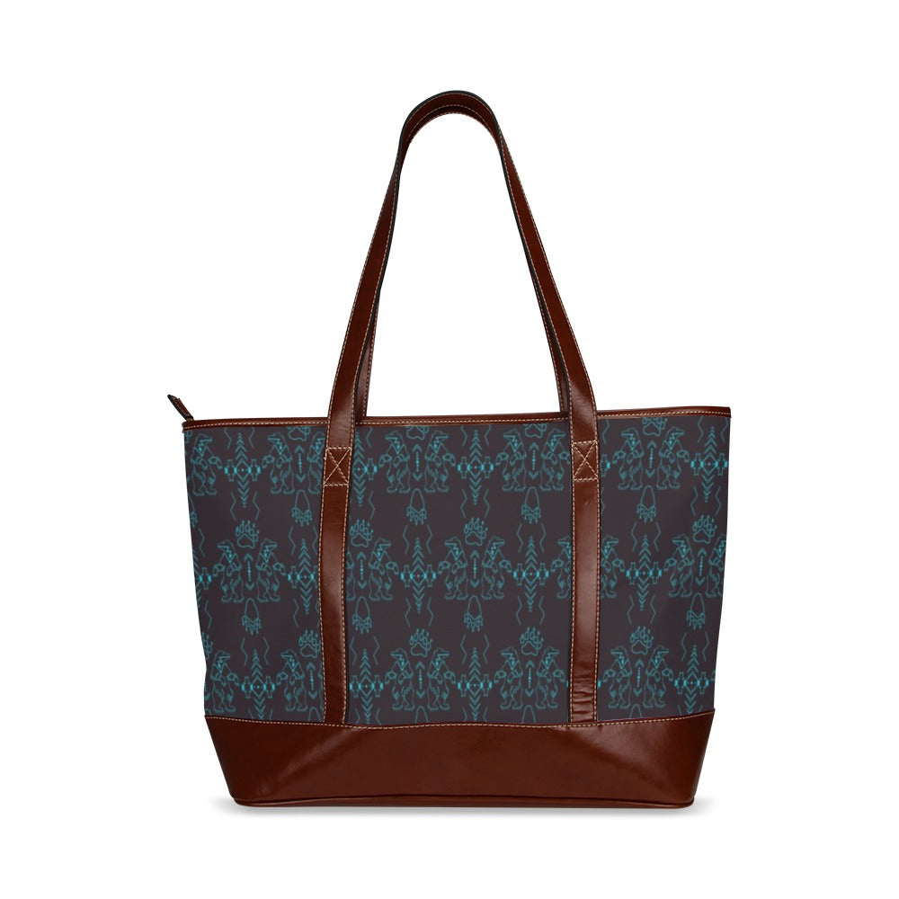 Ledger Bear Tote Handbag